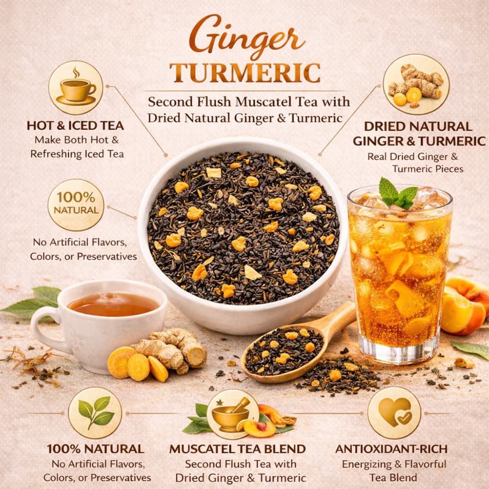 Ginger Turmeric Leaf Tea thumbnail 2