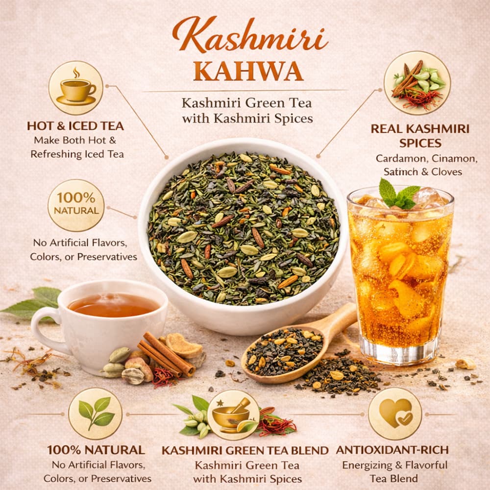 Kashmiri Kahwa Leaf Tea thumbnail 2